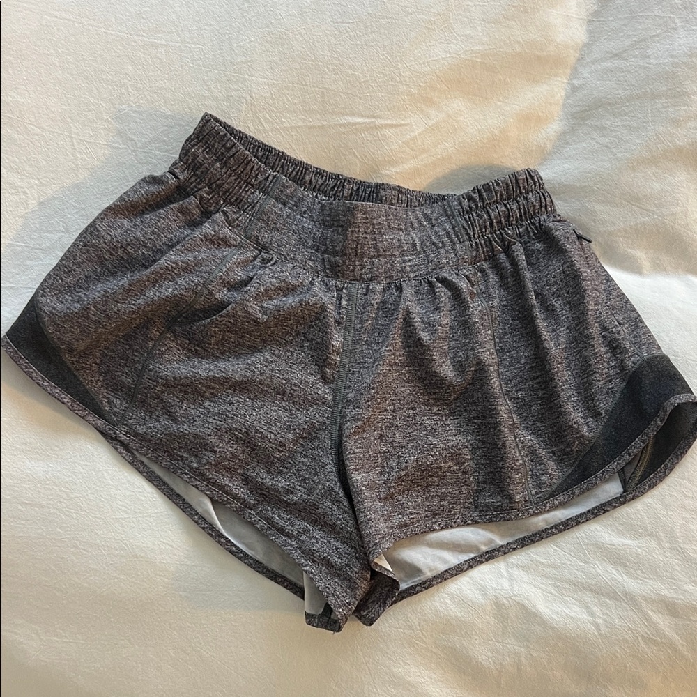 Lululemon Gray hotty hot shorts